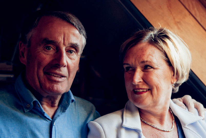 Hennie and Marianne in their house in Enschede